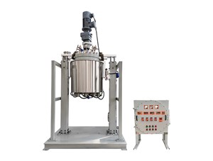 200L防爆不銹鋼電動升降翻轉(zhuǎn)油浴電加熱反應釜已完工發(fā)往焦作